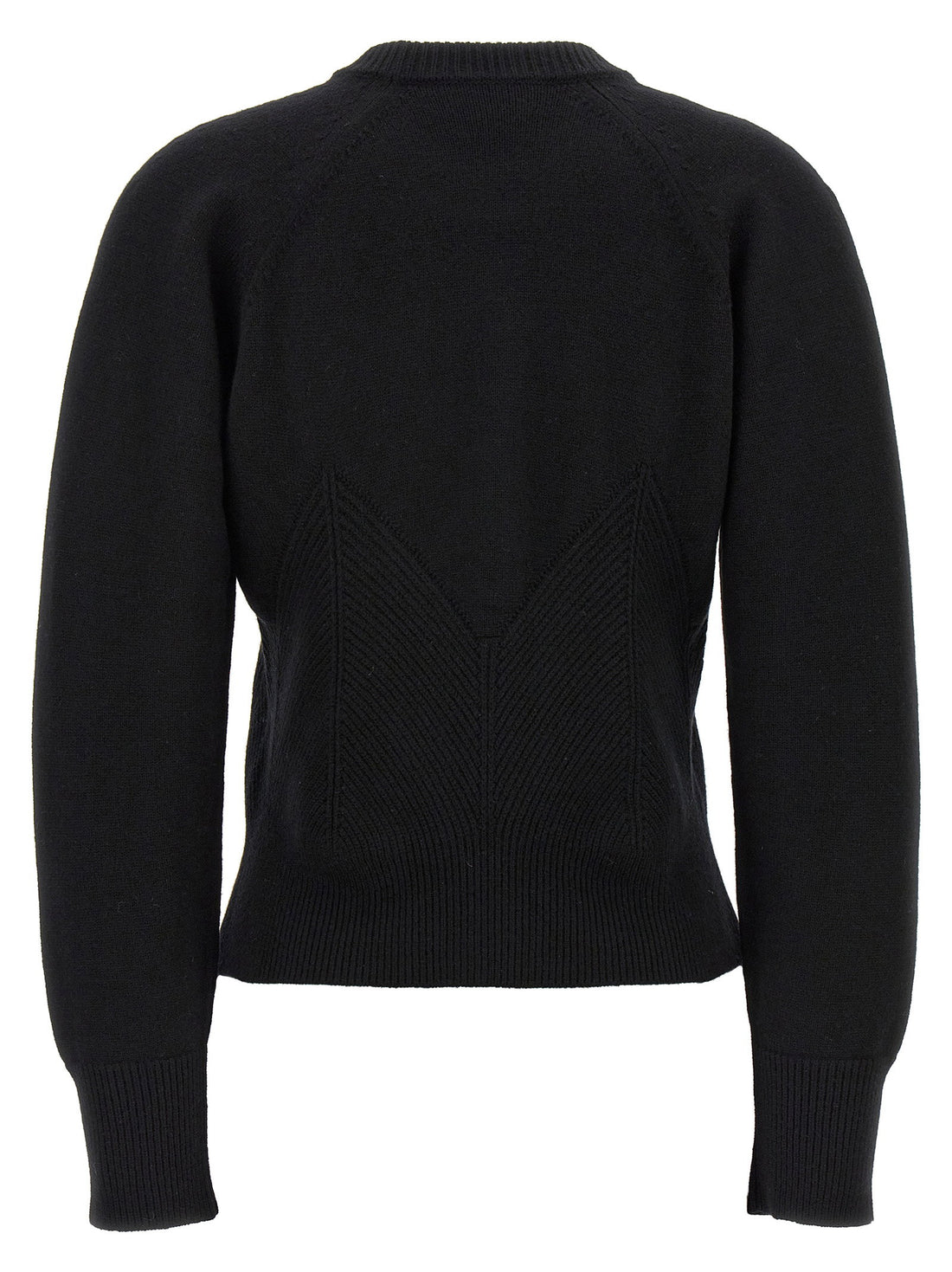 Alexander McQueen Chevron Corset Sweater Black