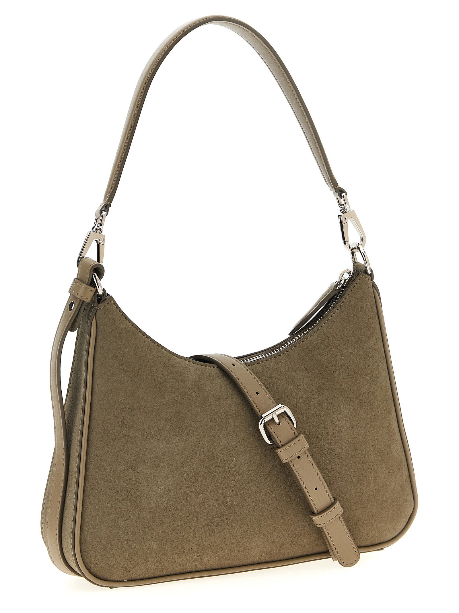 Stella Mccartney Hobo Small Shoulder Bag Gray