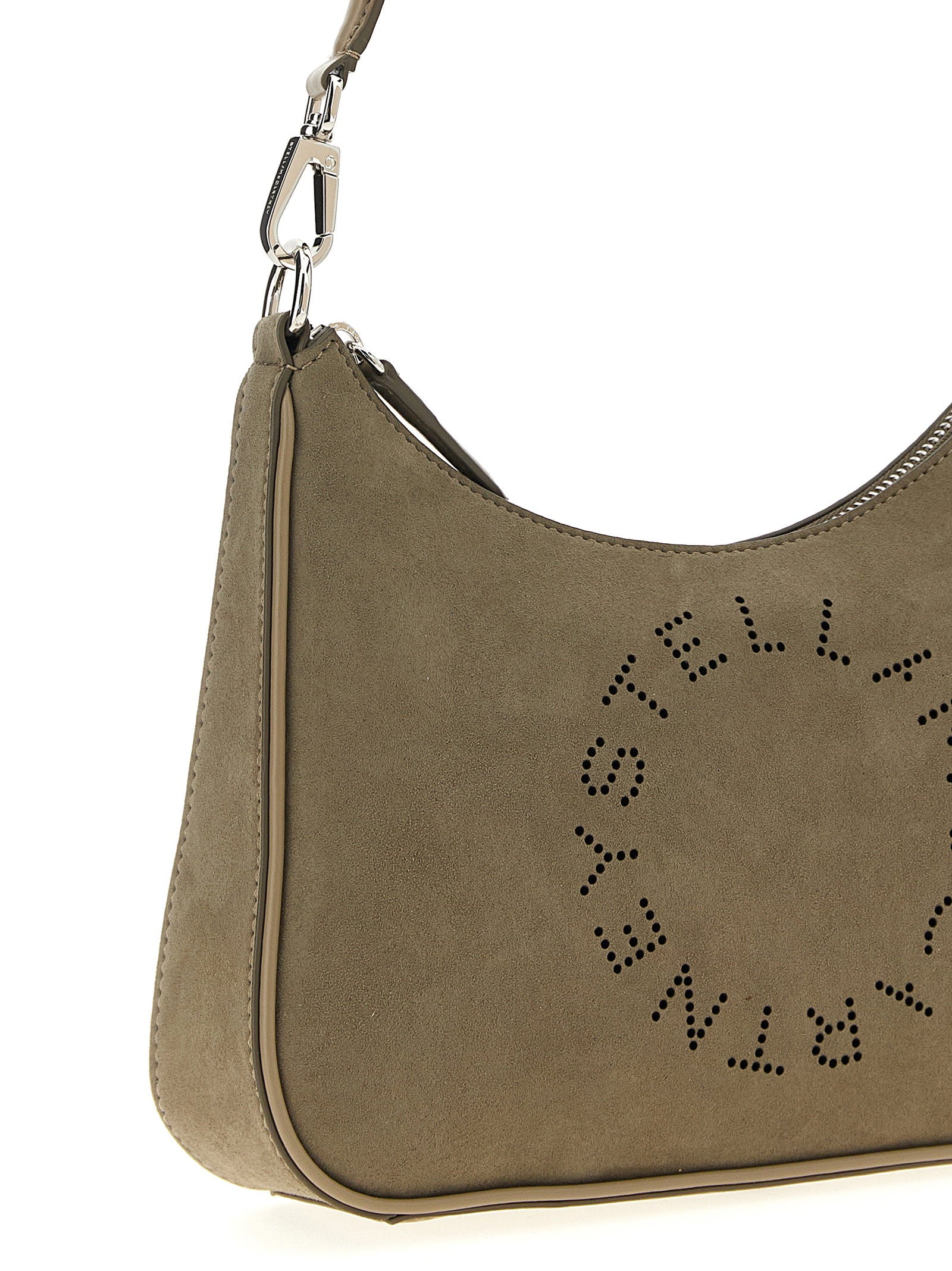 Stella Mccartney Hobo Small Shoulder Bag Gray