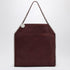 Stella McCartney Baby Bella Large Shaggy Deer Tote Bag in Burgundy