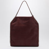 Stella McCartney Baby Bella Large Shaggy Deer Tote Bag in Burgundy