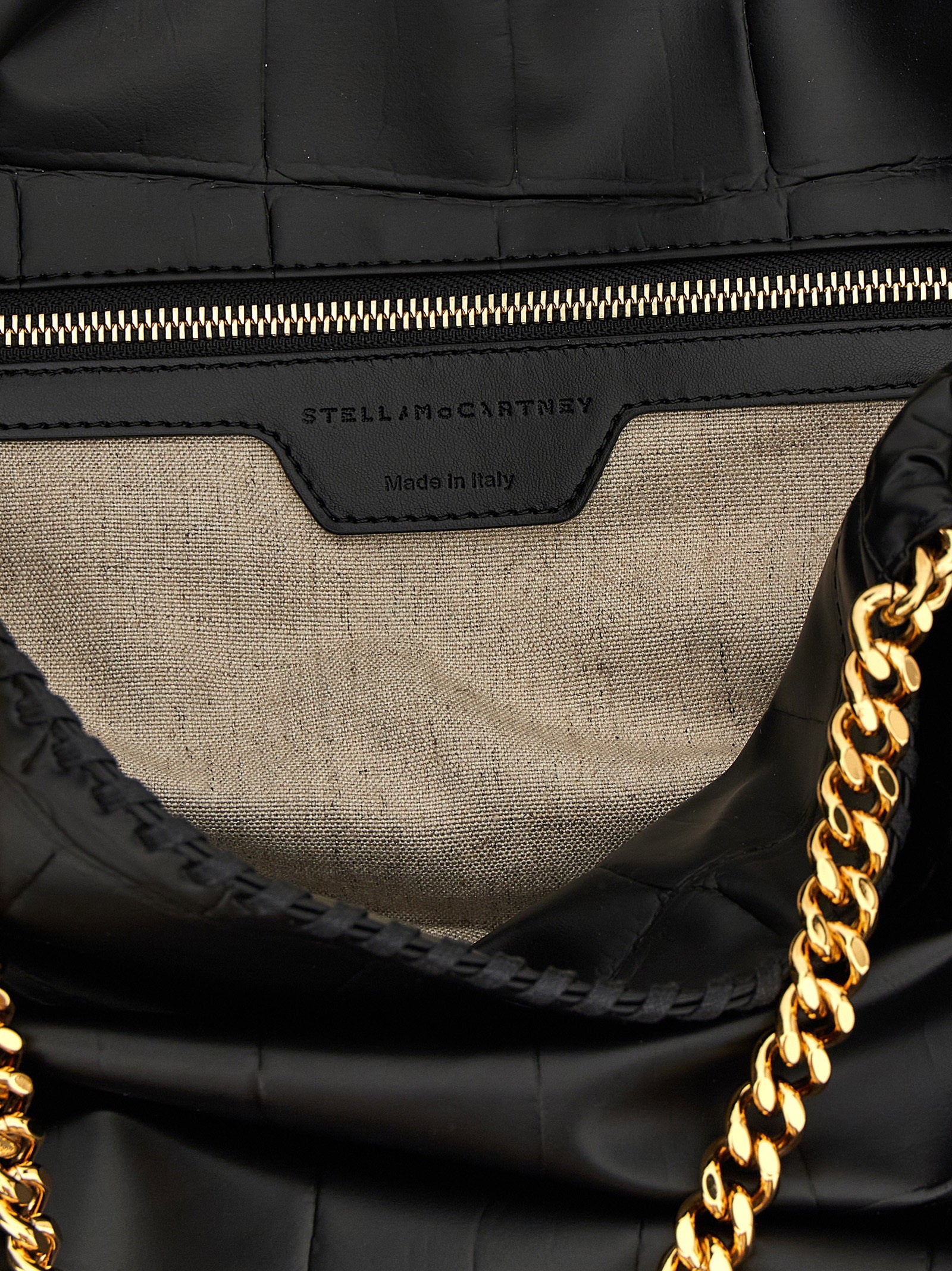 Stella Mccartney Falabella Large Shopping Bag Black
