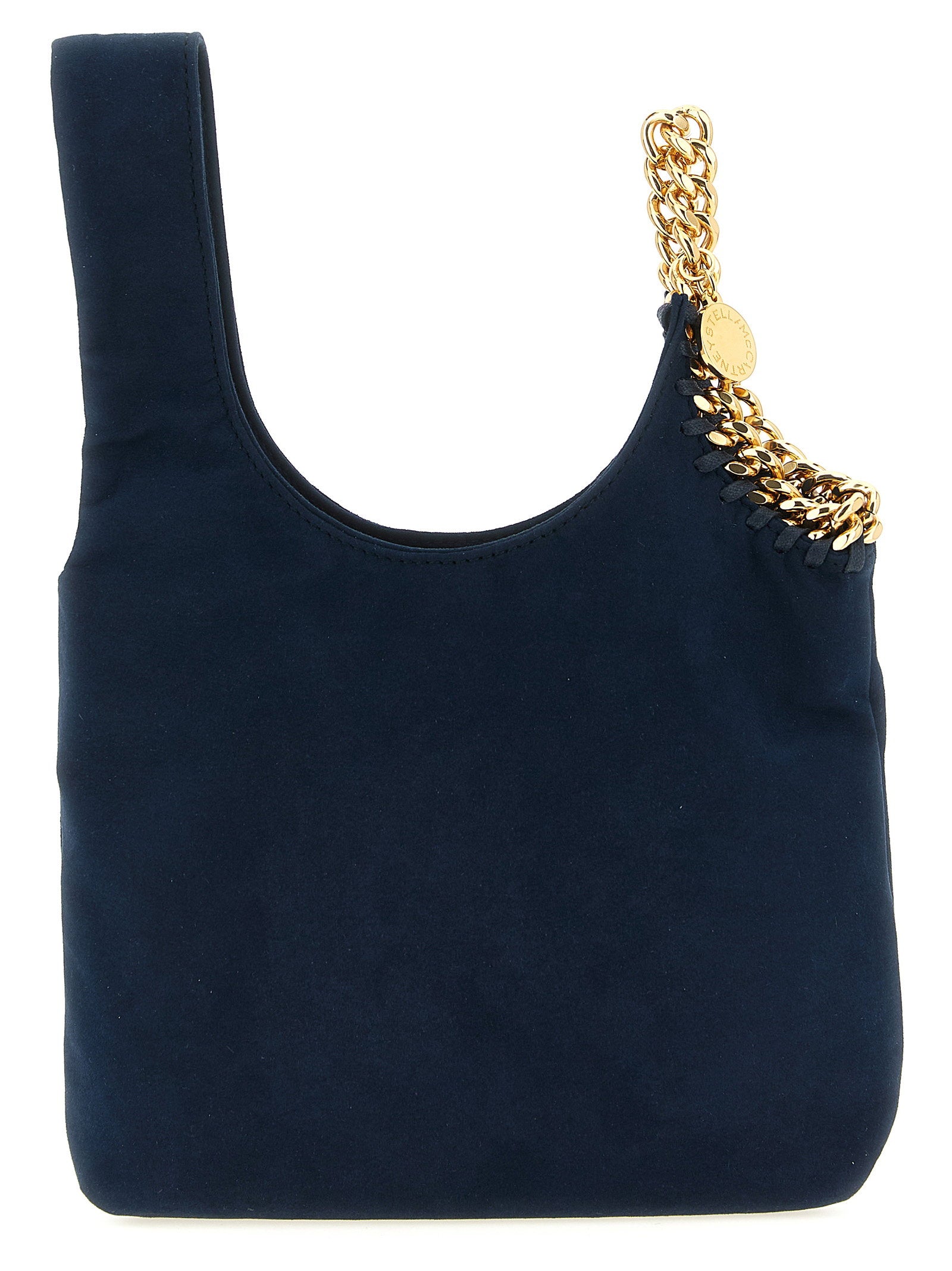 Stella Mccartney Null Suede Handbag Blue
