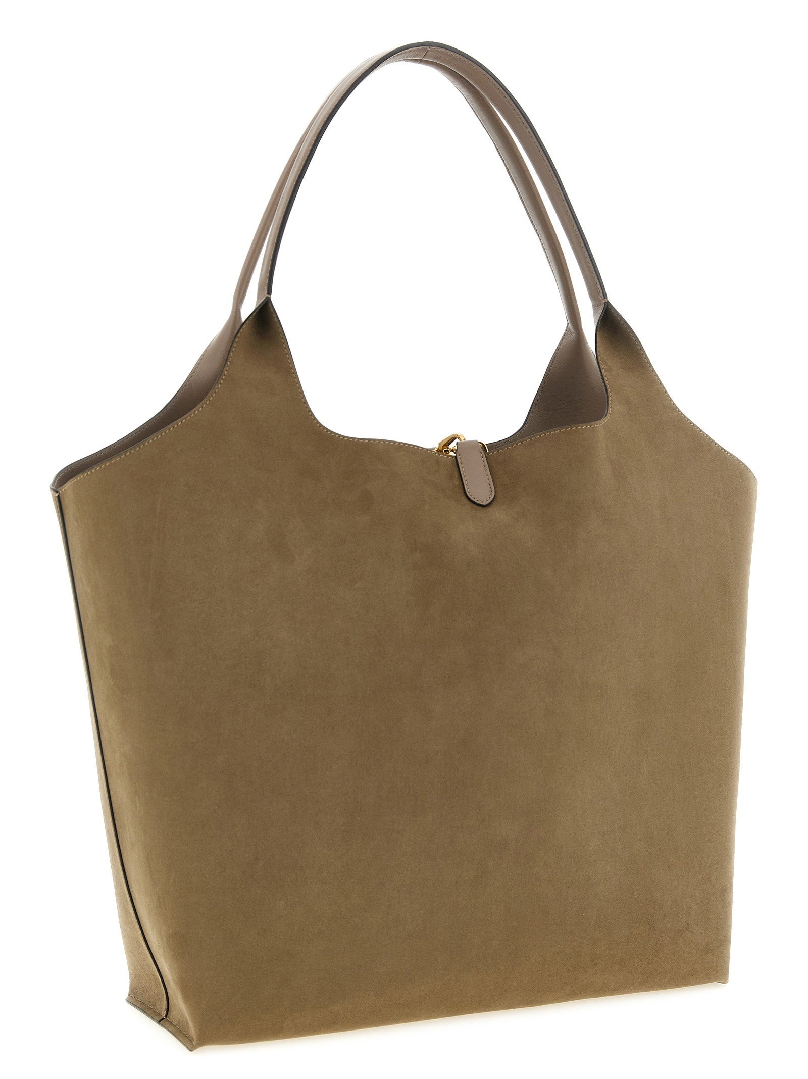 Stella Mccartney Logo Reversible Shopping Bag Gray