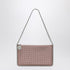 Stella McCartney Falabella Pink Rhinestone-Embellished Clutch Shoulder Bag Pink