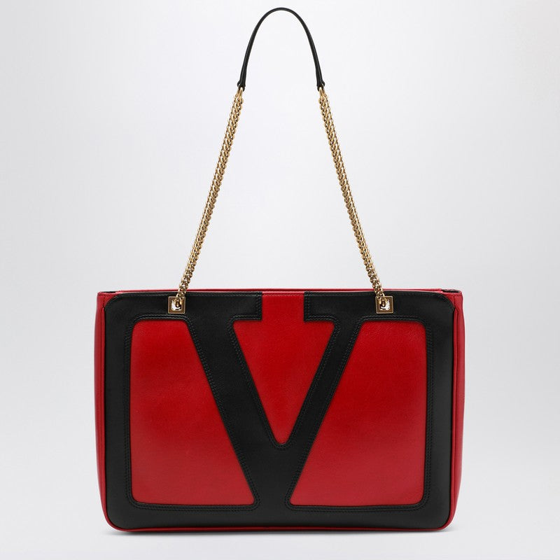 Valentino Garavani Medium Viva Superstar Shopper Bag Red/Black red