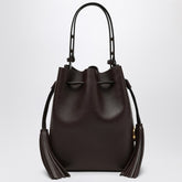 Valentino Garavani So Seau Leather Bucket Bag Brown
