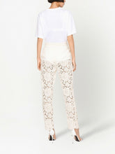 Dolce & Gabbana Floral-lace Trousers White