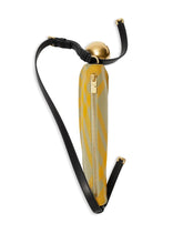 Burberry Sling Shield Check-Pattern Leather Shoulder Bag Beige