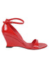 Ferragamo Leather Open-toe Sandals Red
