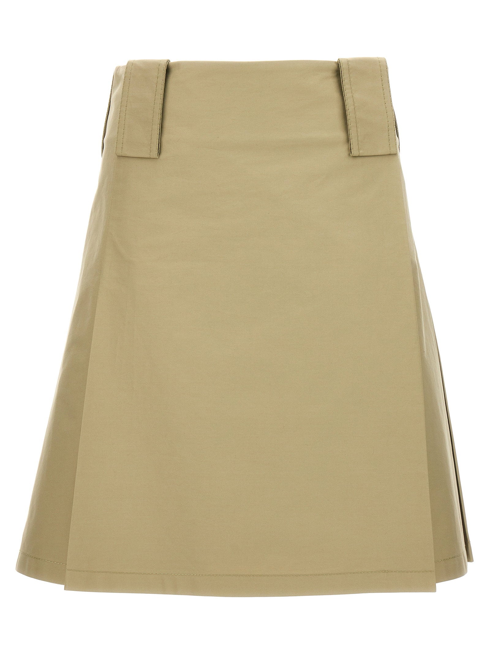 Burberry Pleated Skirt Beige