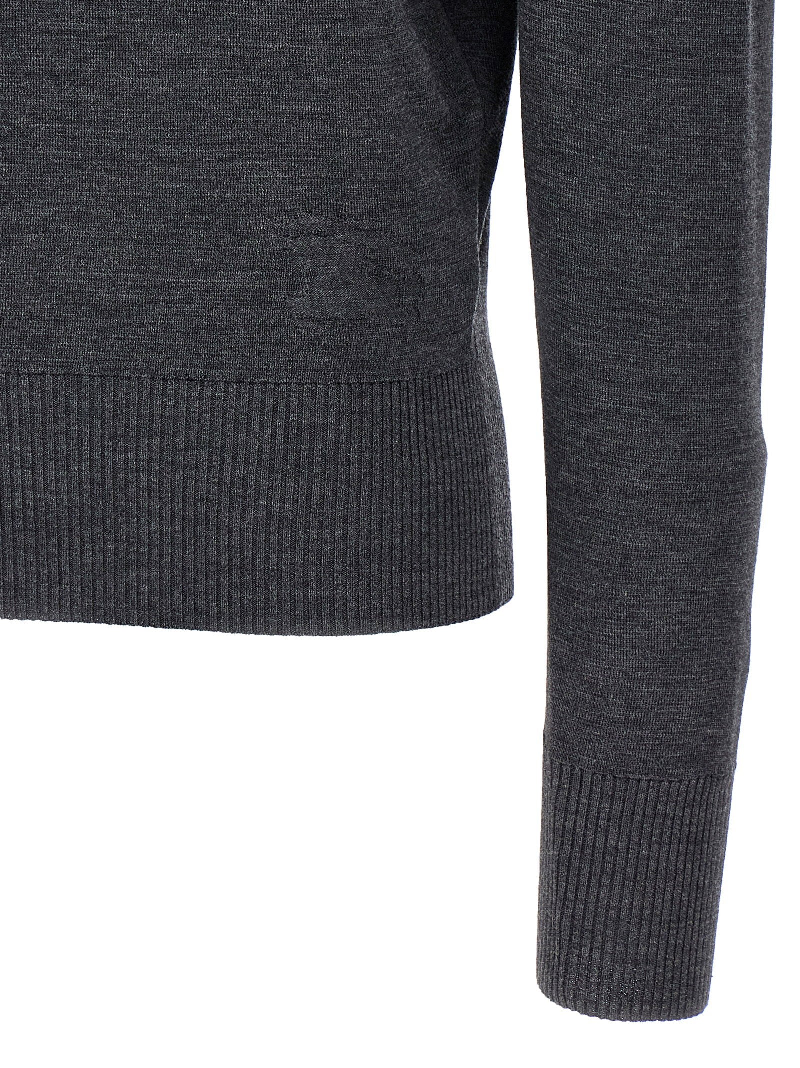 Burberry High Neck Sweater Gray