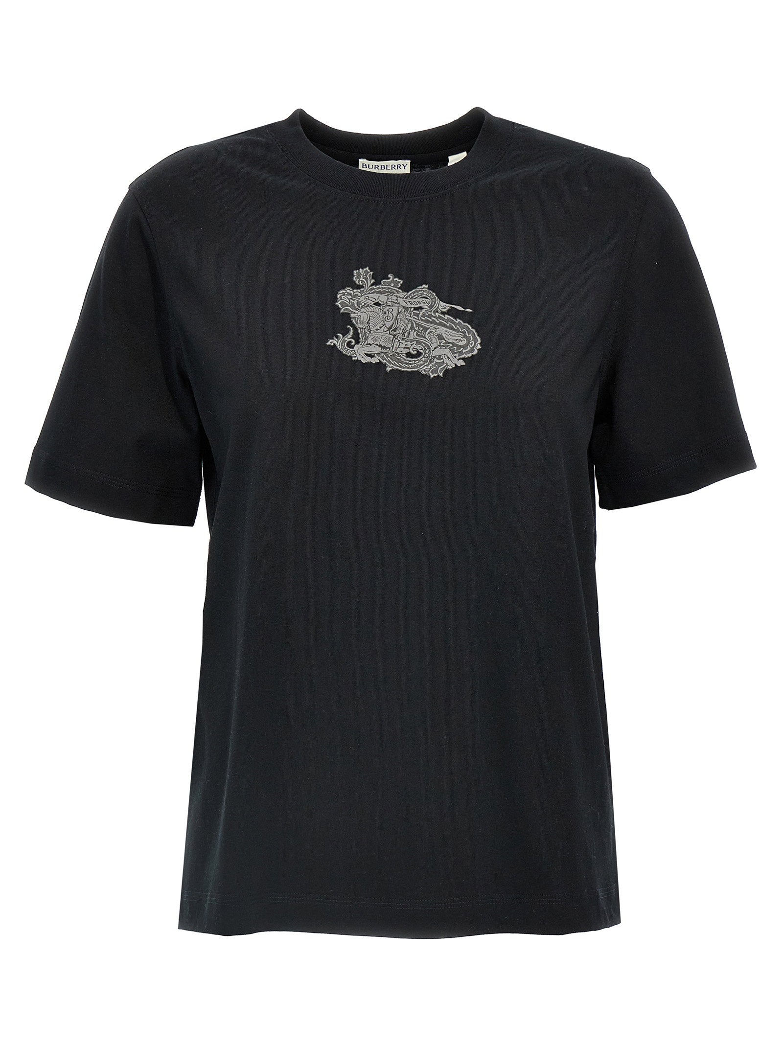 Burberry Logo Print T-shirt Black