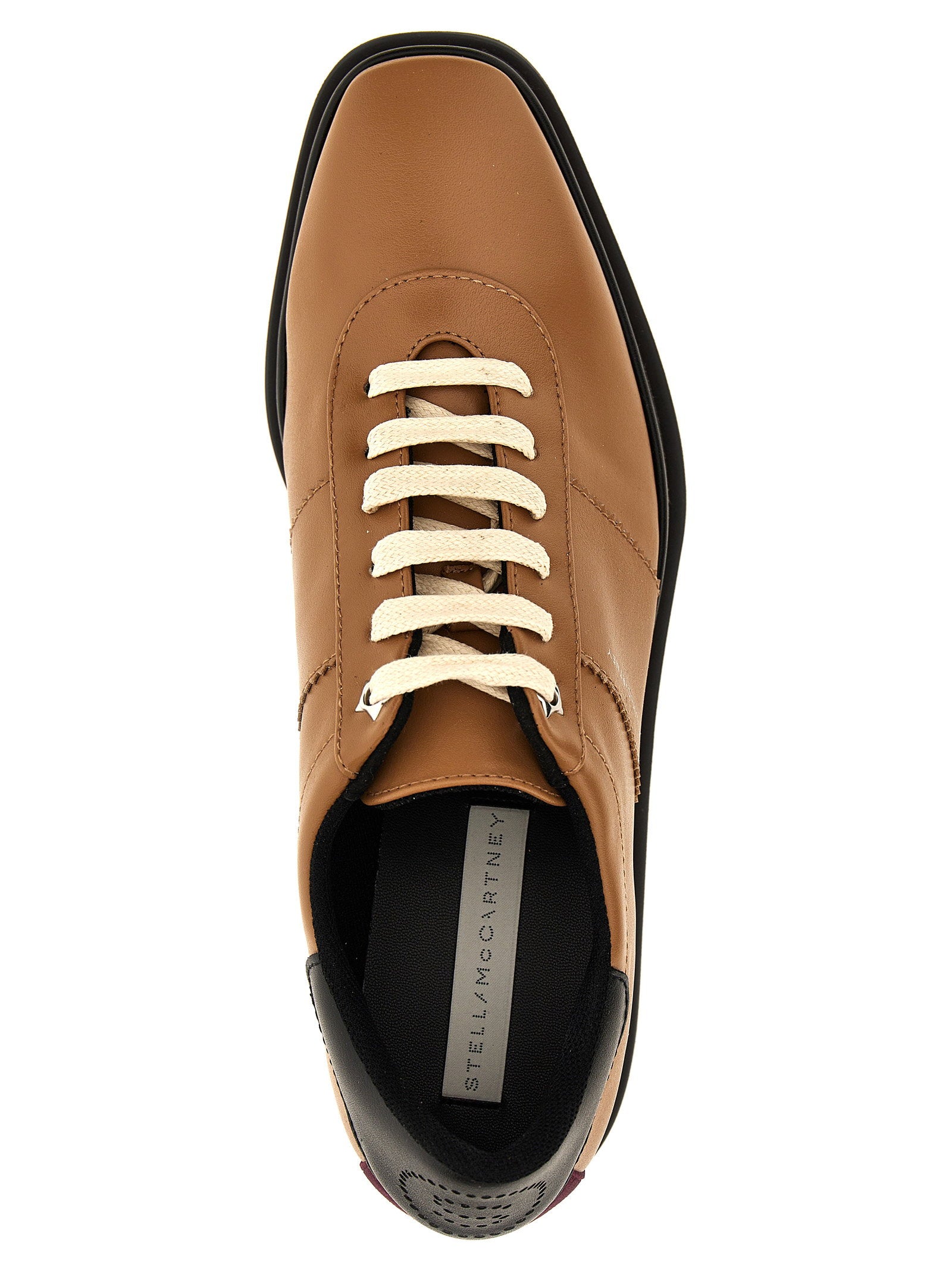 Stella Mccartney Sneak-elyse Wedges Brown