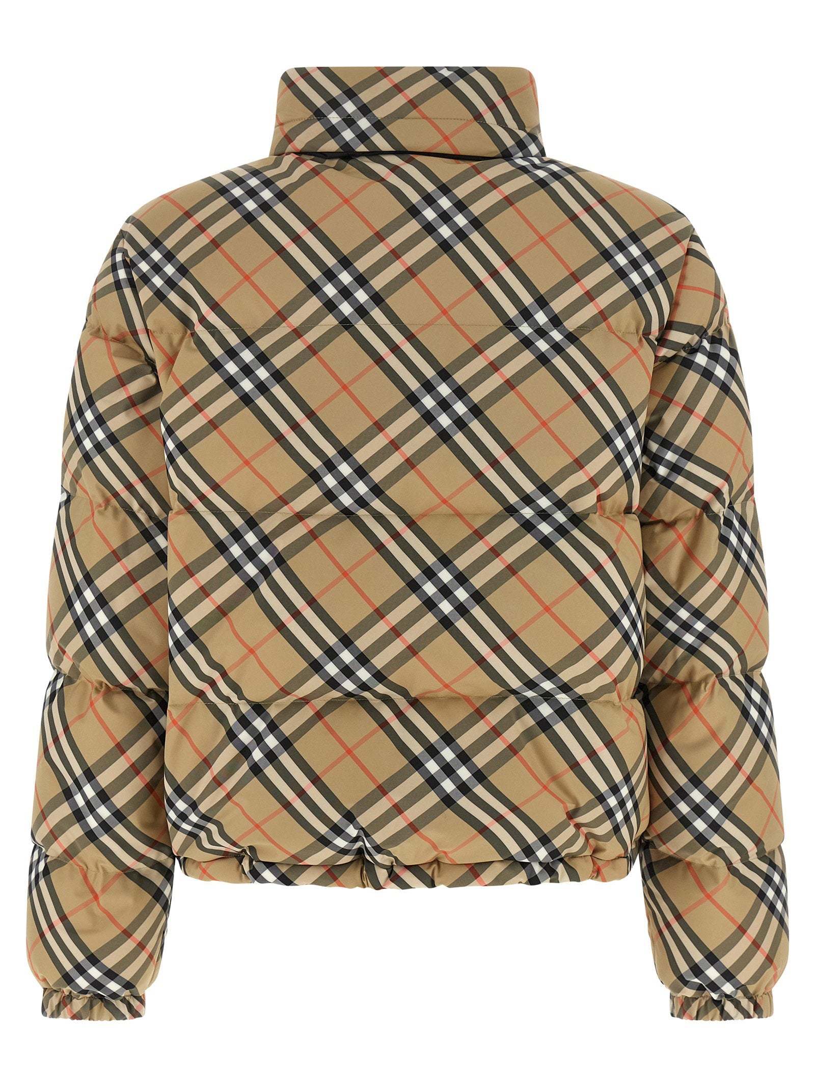 Burberry Ambleside Check Down Jacket Beige