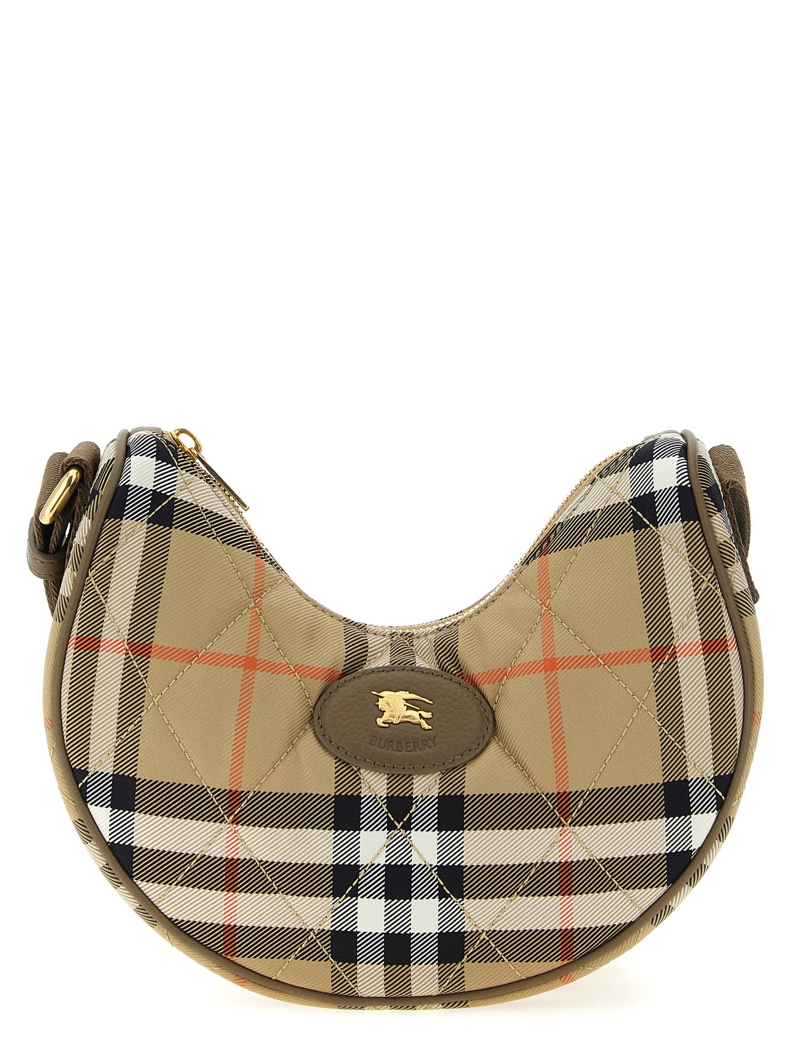 Burberry Horseshoe Crossbody Bag Multicolor