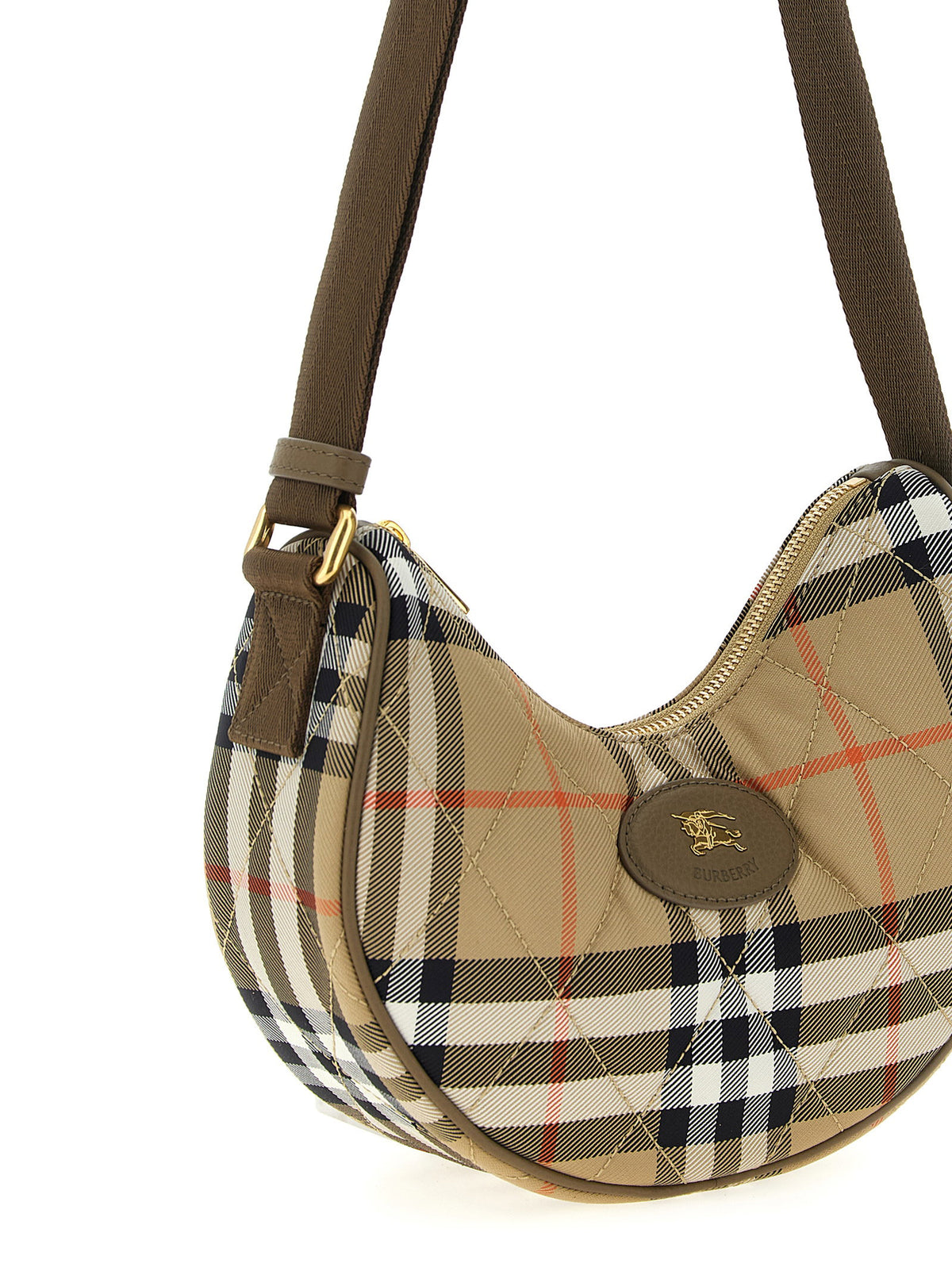 Burberry Horseshoe Crossbody Bag Multicolor