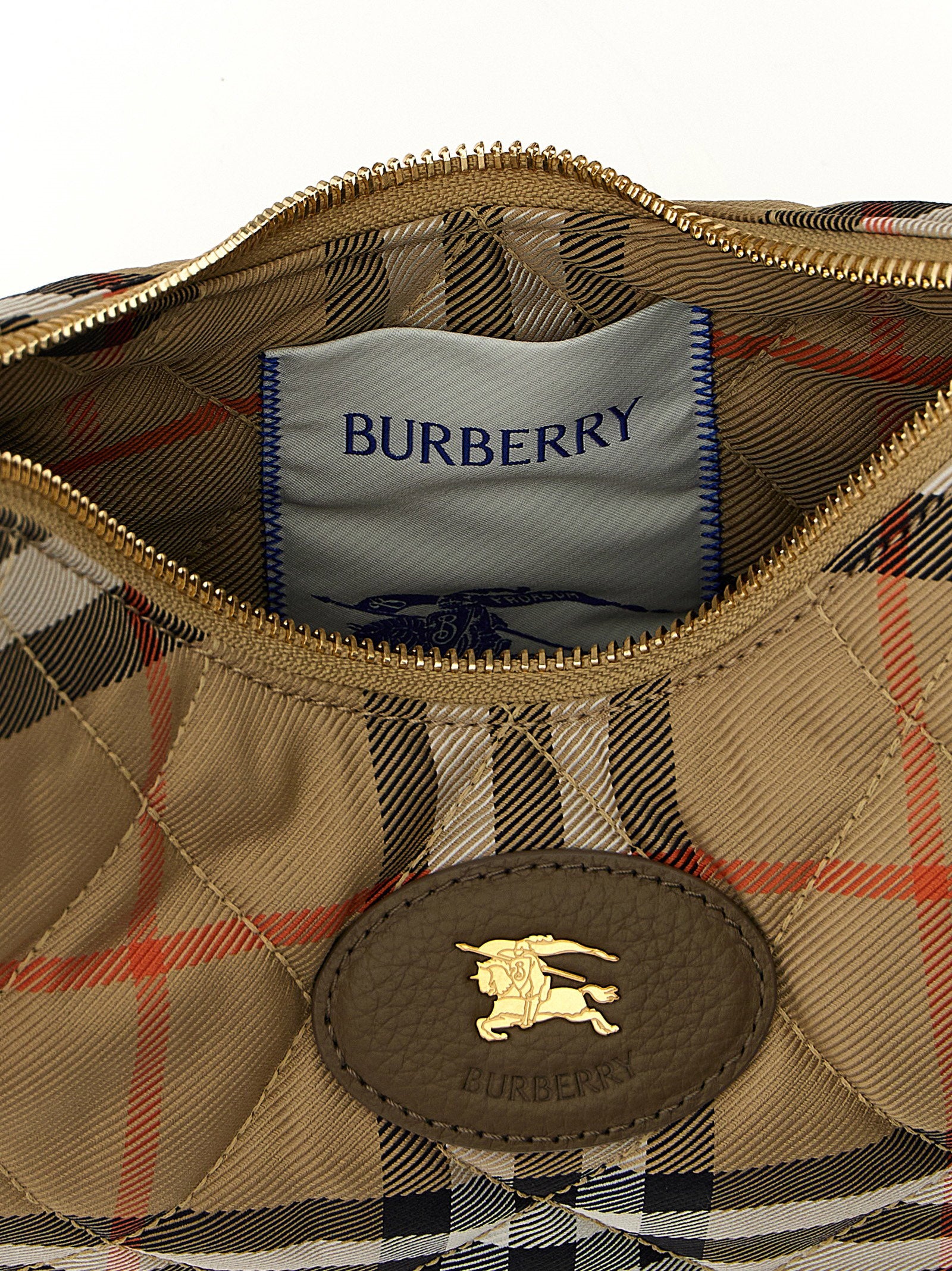 Burberry Horseshoe Crossbody Bag Multicolor