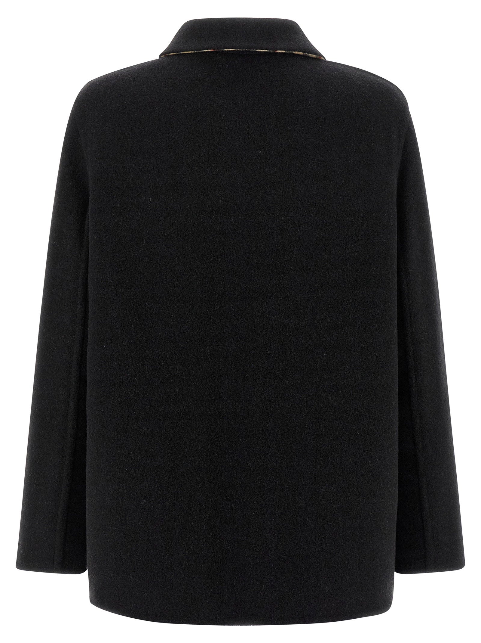 Burberry Check Lining Jacket, Black