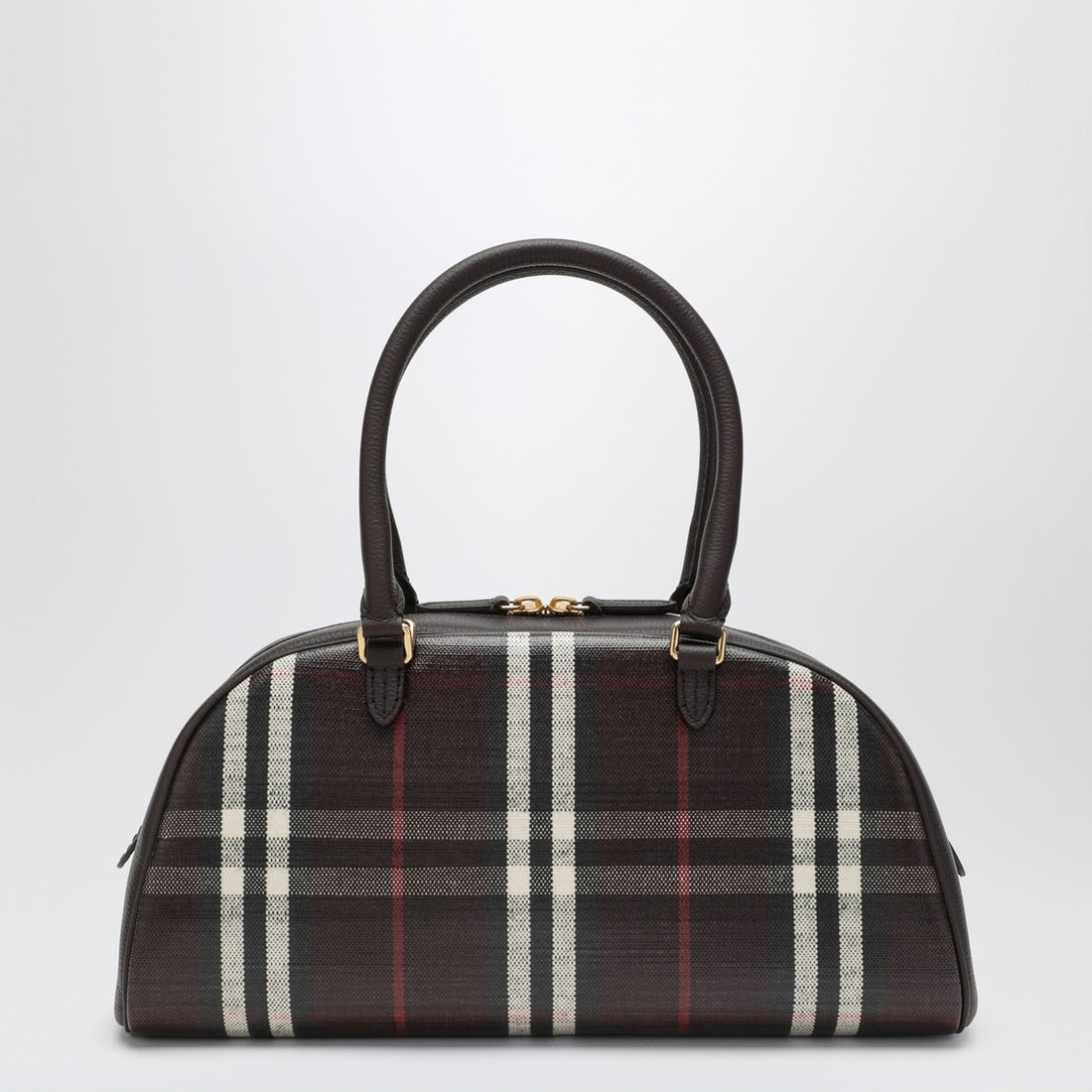 Burberry Medium Highlands Bowling Bag in Red