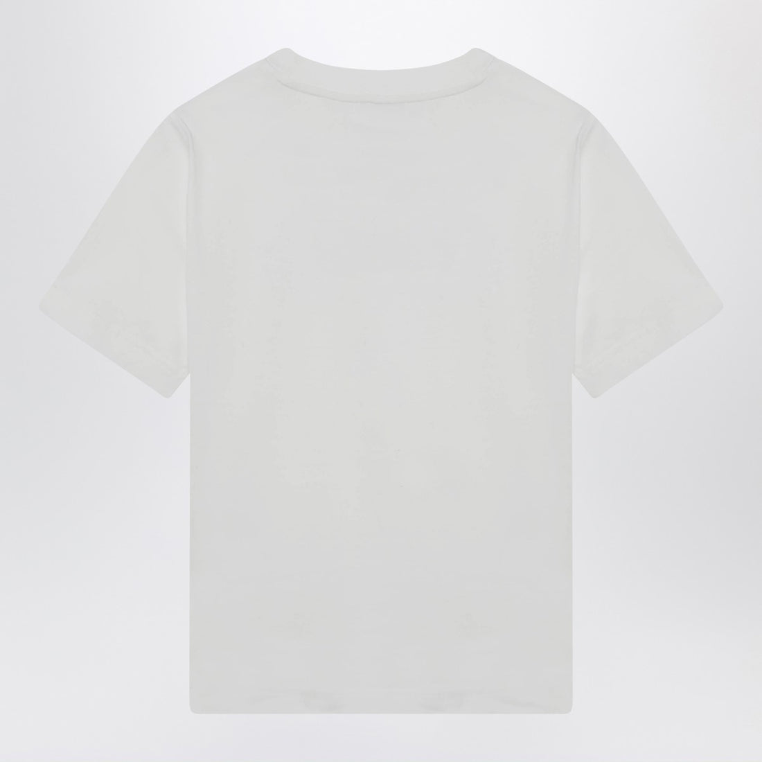 Burberry Embroidered Logo Cotton T-shirt White