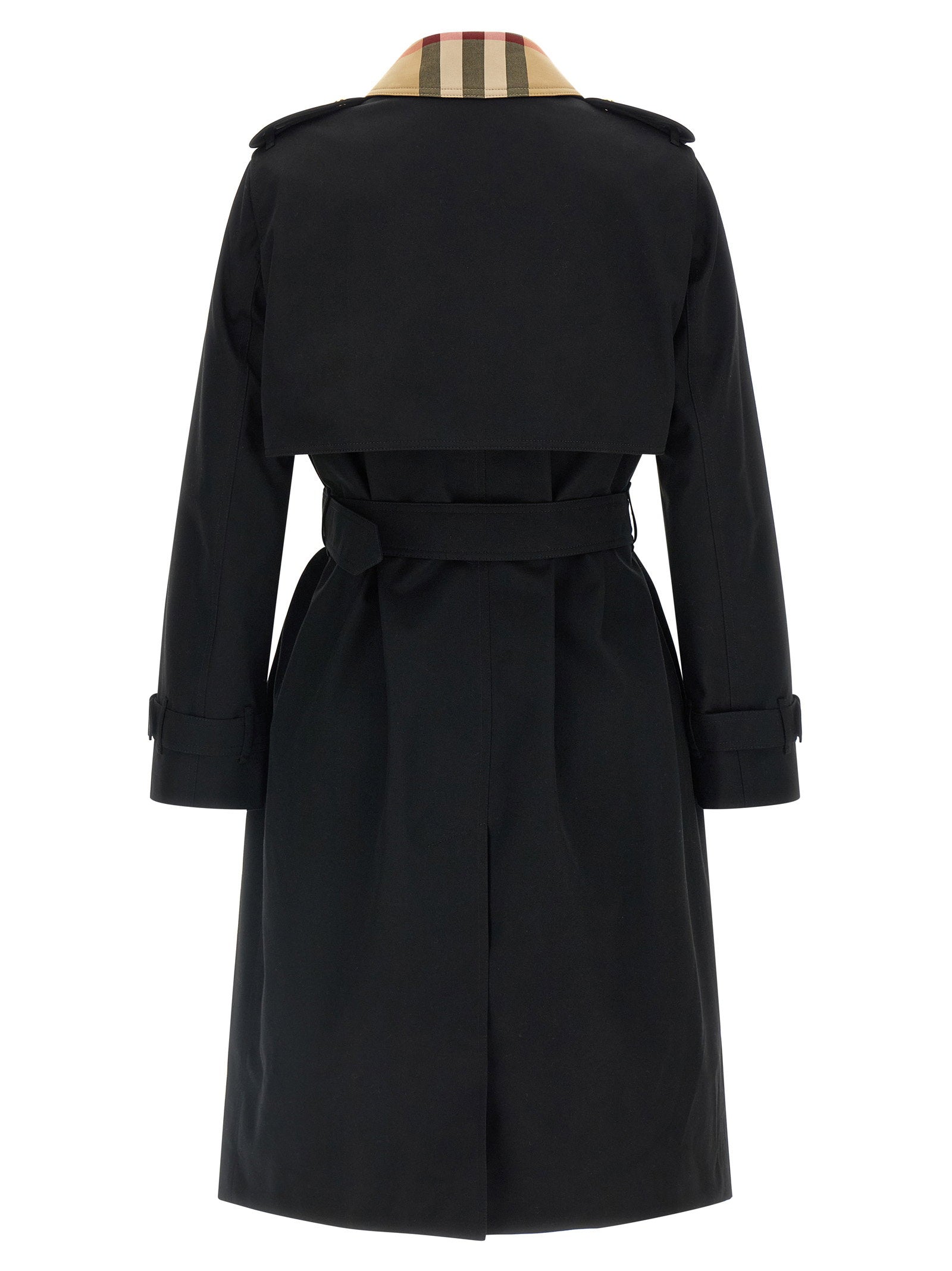 Burberry Sandridge Trench Coat Black