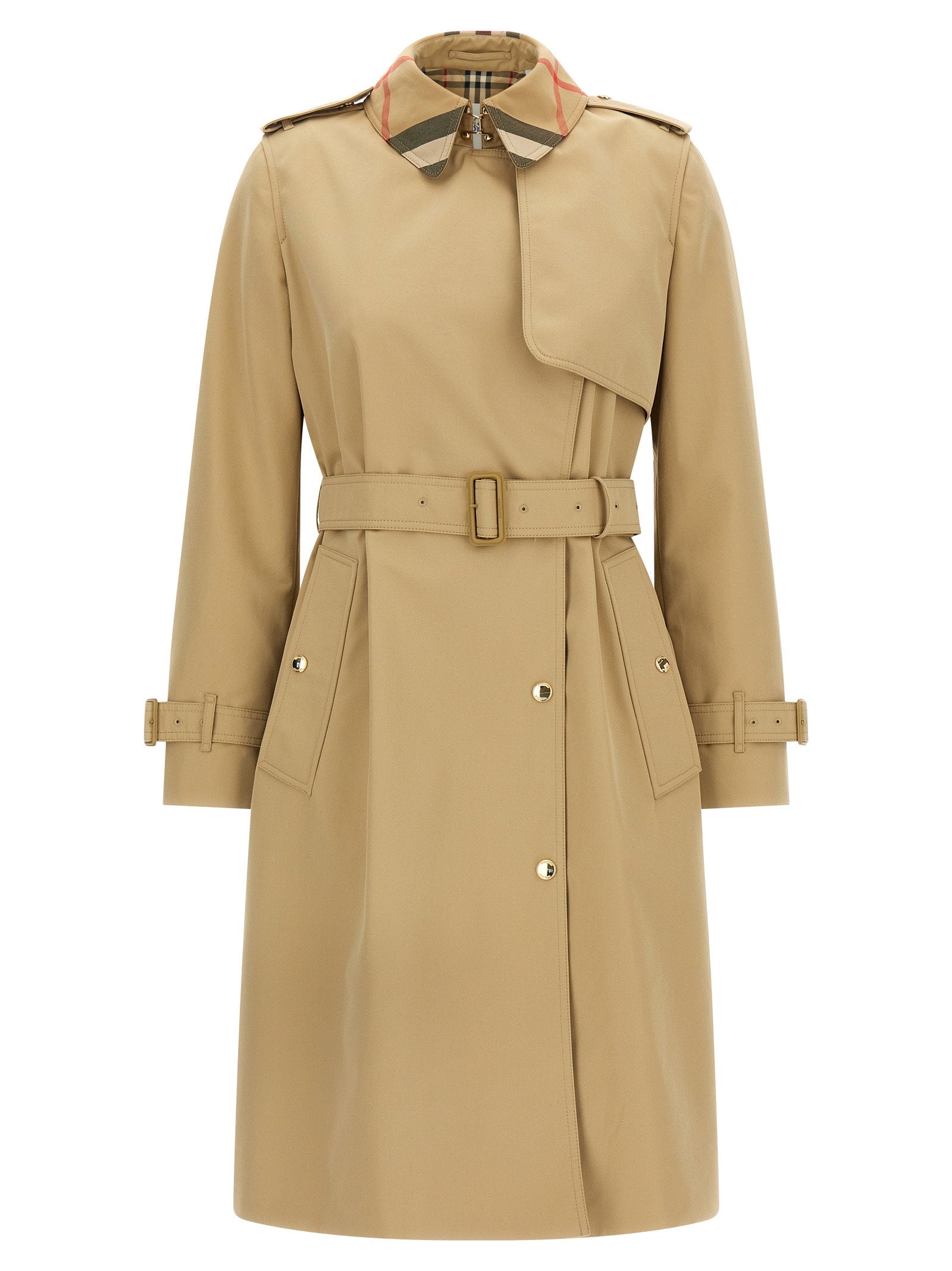 Burberry Sandridge Trench Coat Beige
