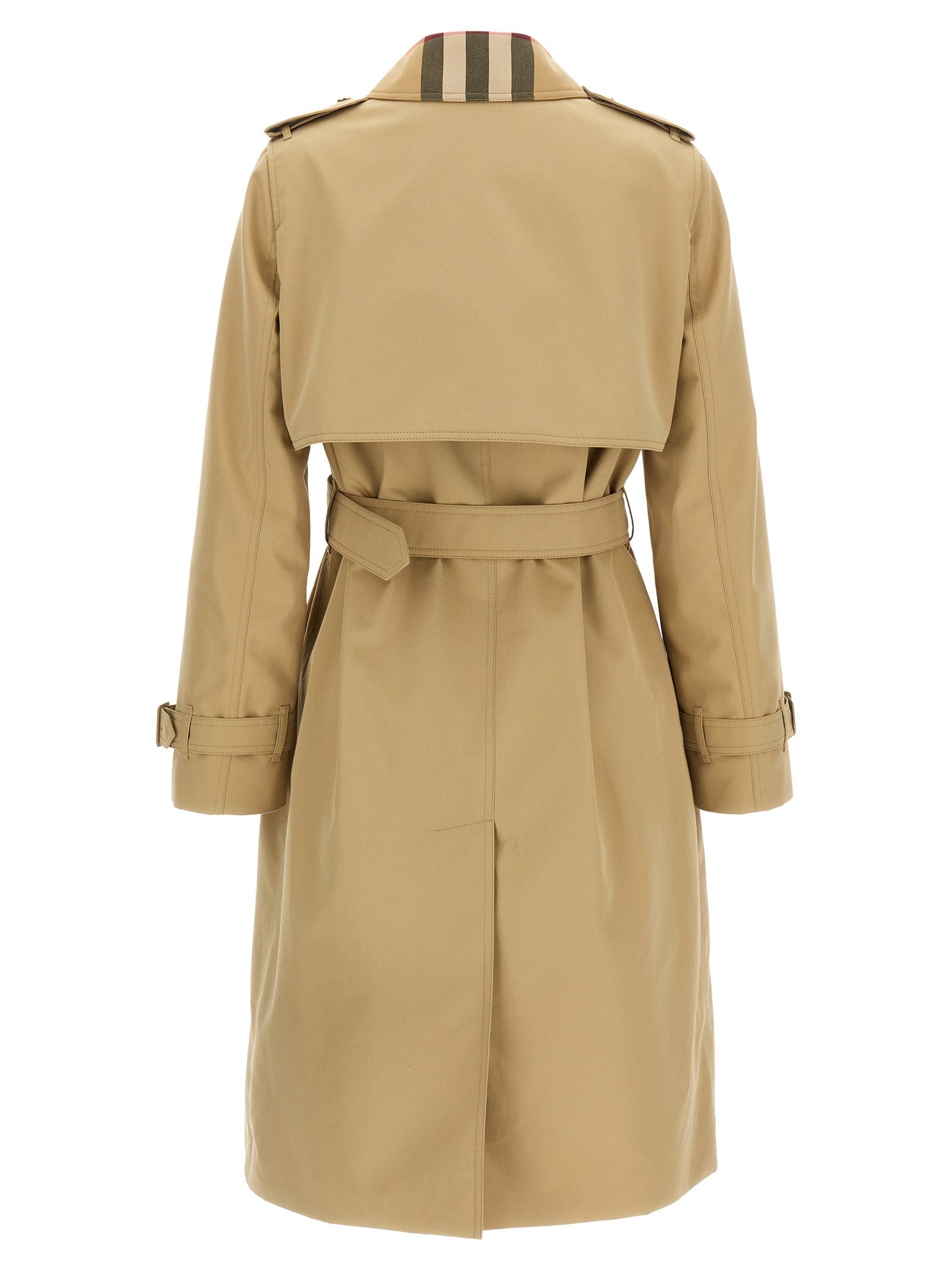 Burberry Sandridge Trench Coat Beige