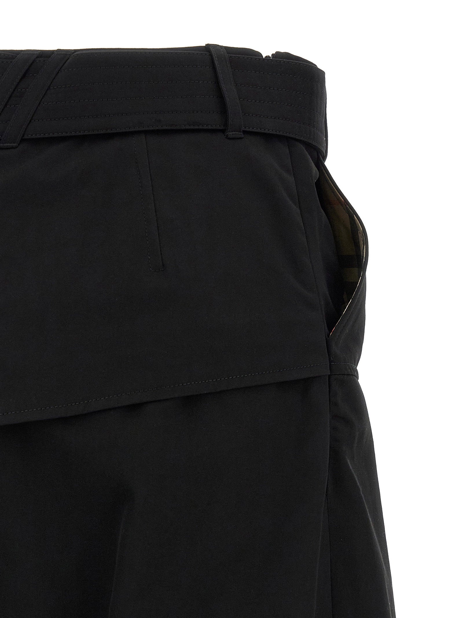 Burberry Trench Skirt Black