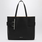 Alexander McQueen McQueen T-Bar Leather Shopper Bag Black