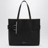 Alexander McQueen McQueen T-Bar Leather Shopper Bag Black