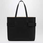Alexander McQueen McQueen T-Bar Leather Shopper Bag Black