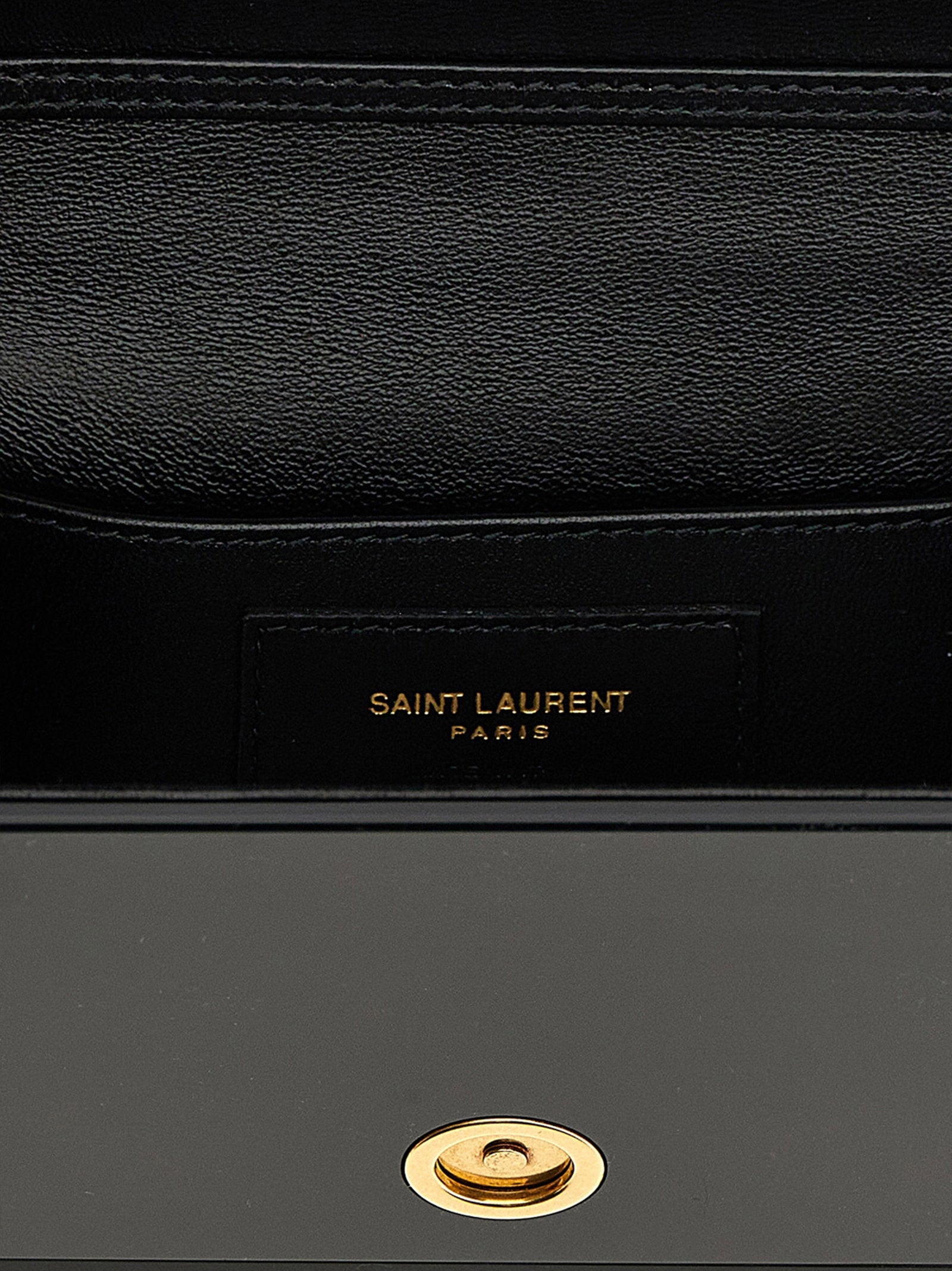 Saint Laurent Minaudière Vicky Crossbody Bag Black