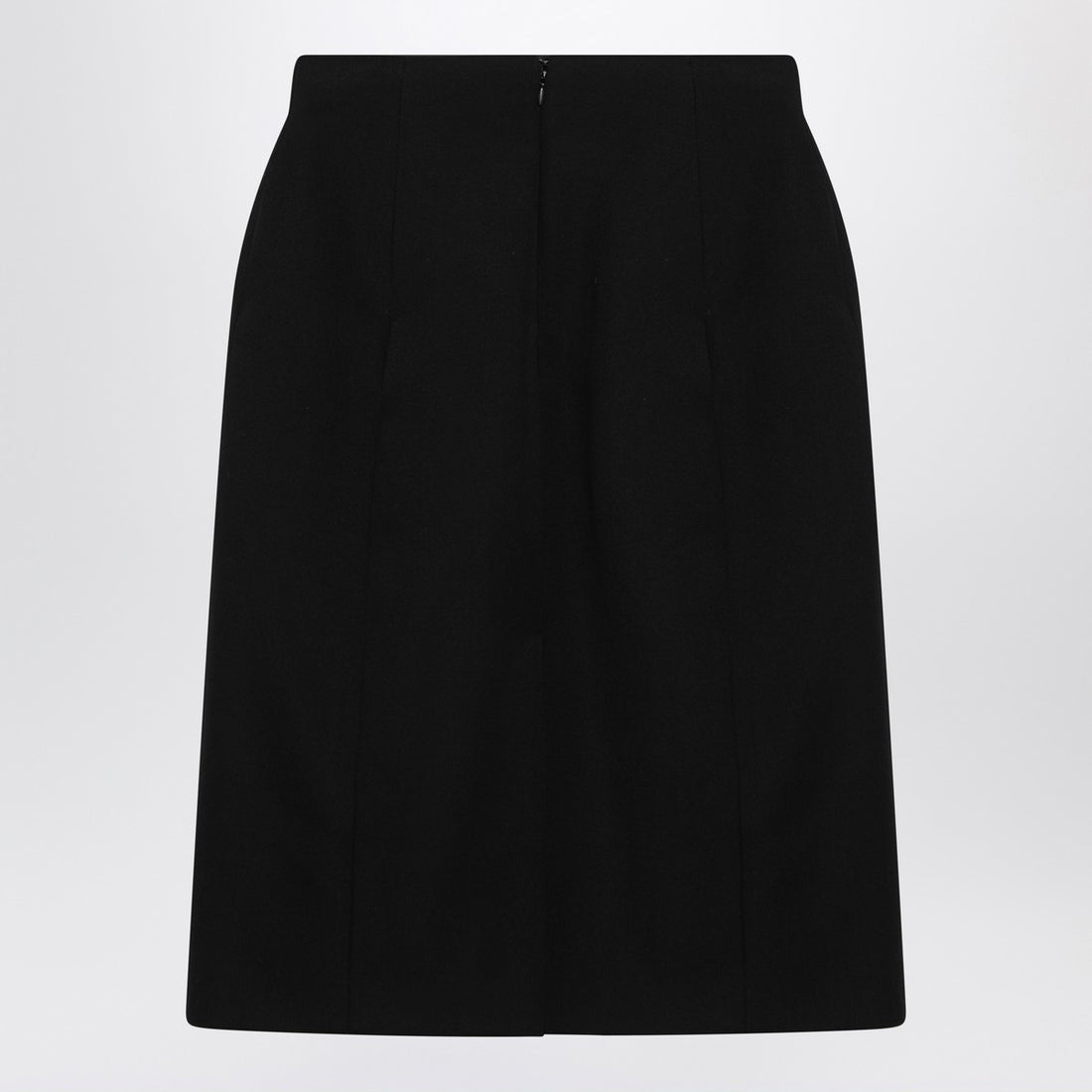 Balenciaga Hourglass Midi Skirt Black black