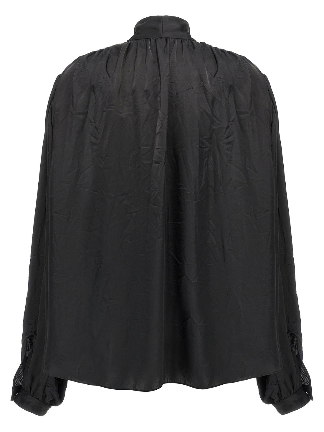Balenciaga Double Sleeve Shirt Black