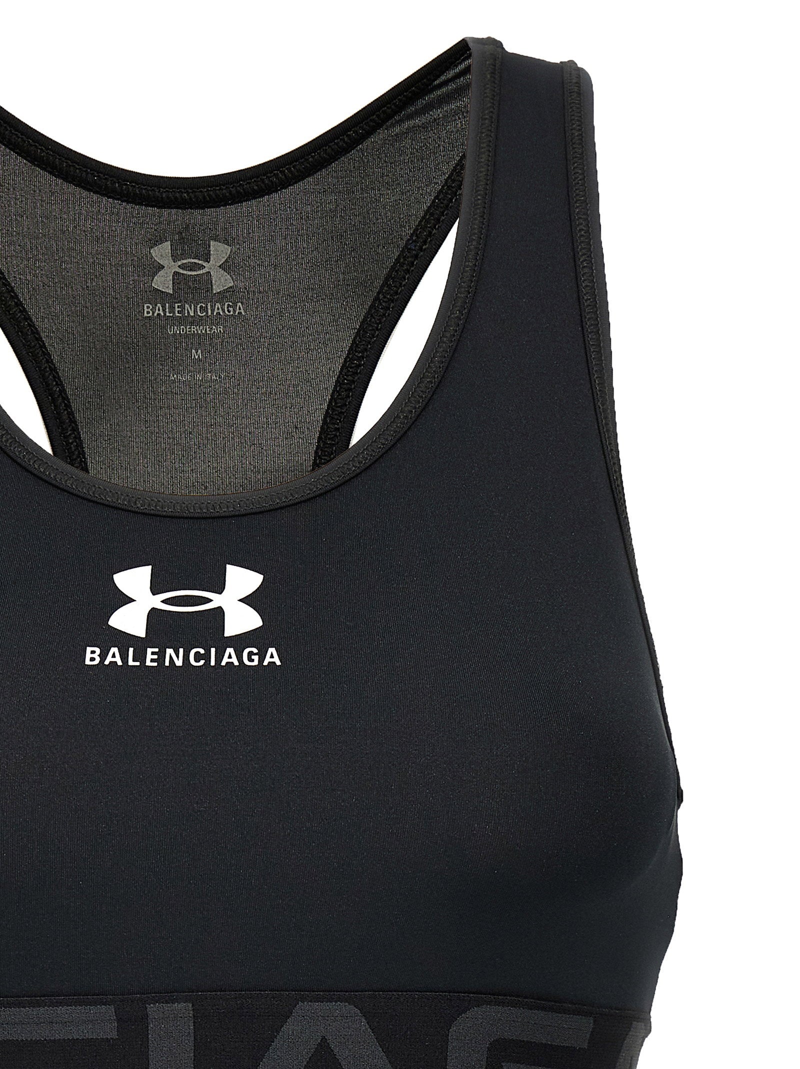 Balenciaga Sports Top X Under Armour® Black