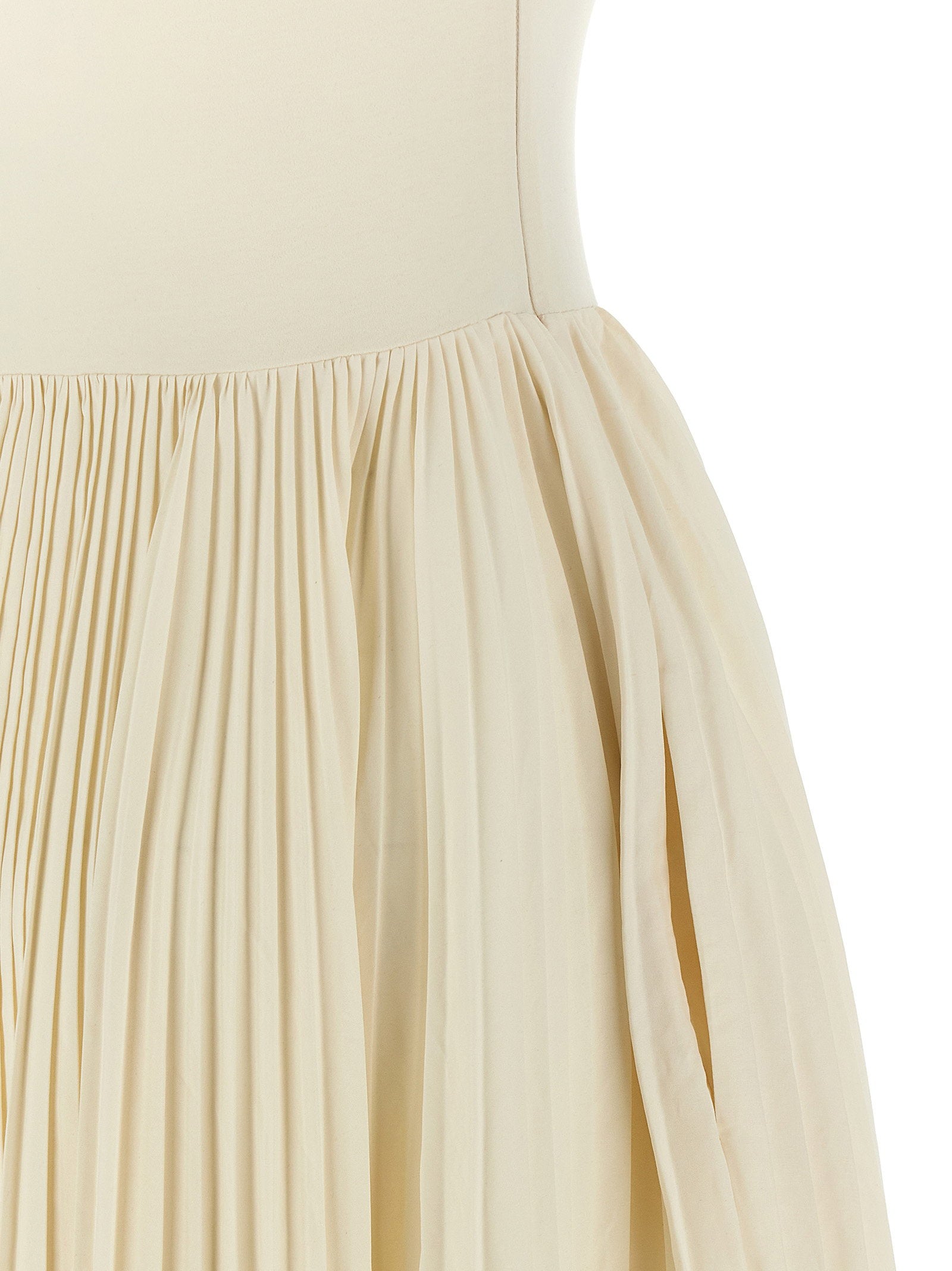 Alexander McQueen Asymmetrical Dress White
