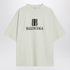 Balenciaga White Nano BB Medium-Fit Cotton T-Shirt White