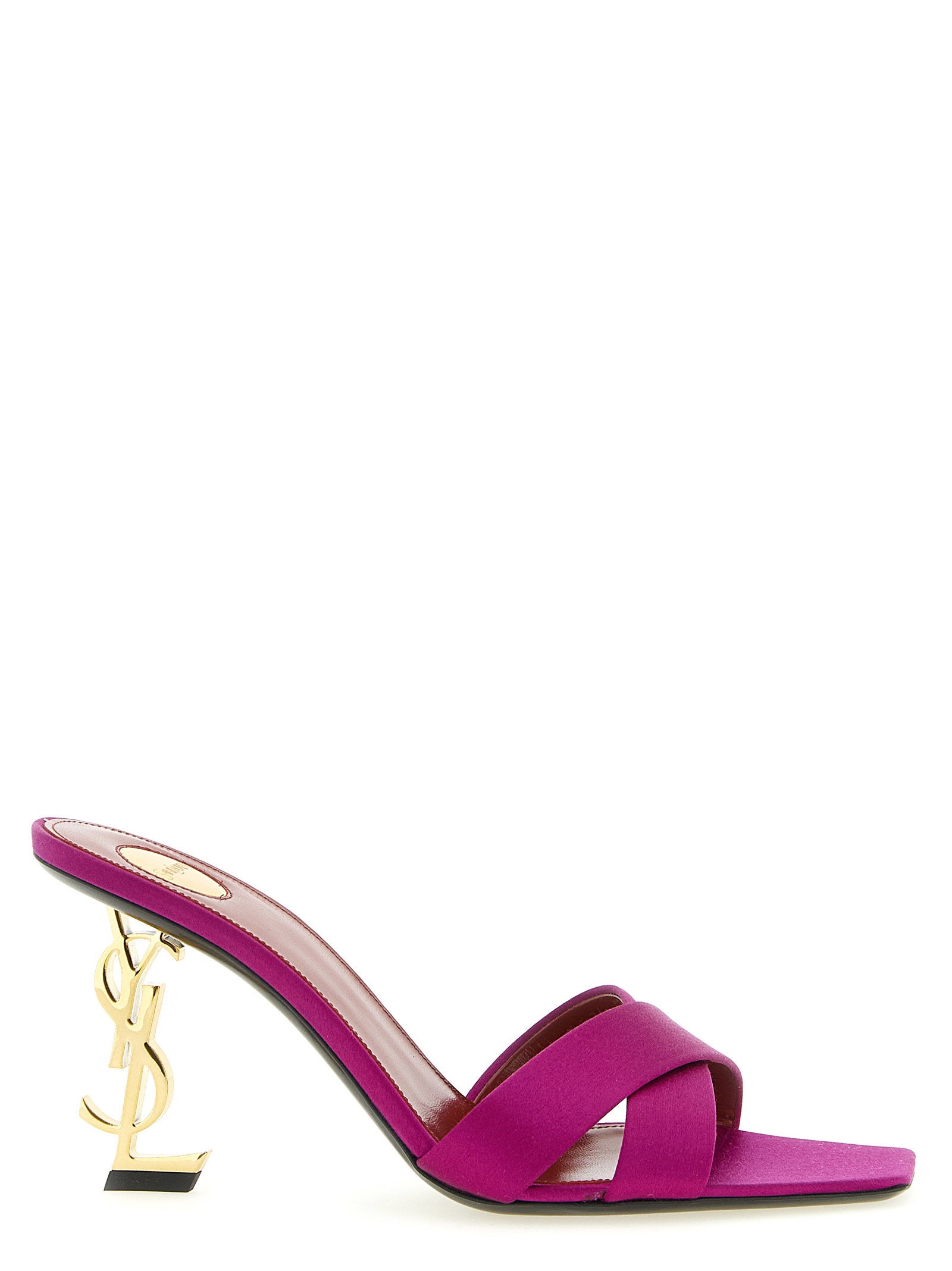 Saint Laurent Opyum Mules Fuchsia