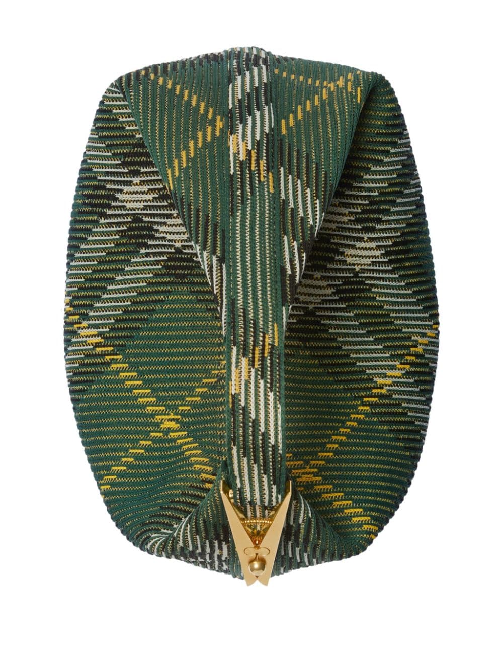 Burberry Medium Check Shoulder Bag in Green