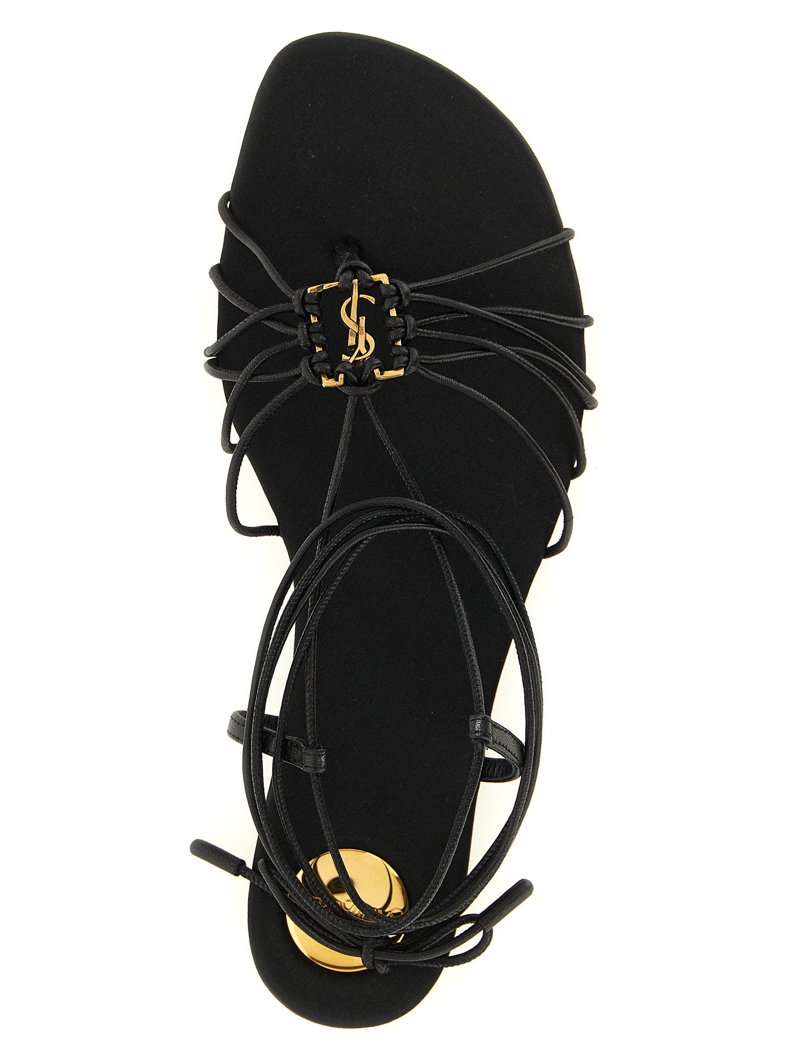Saint Laurent Babylone Sandals Black