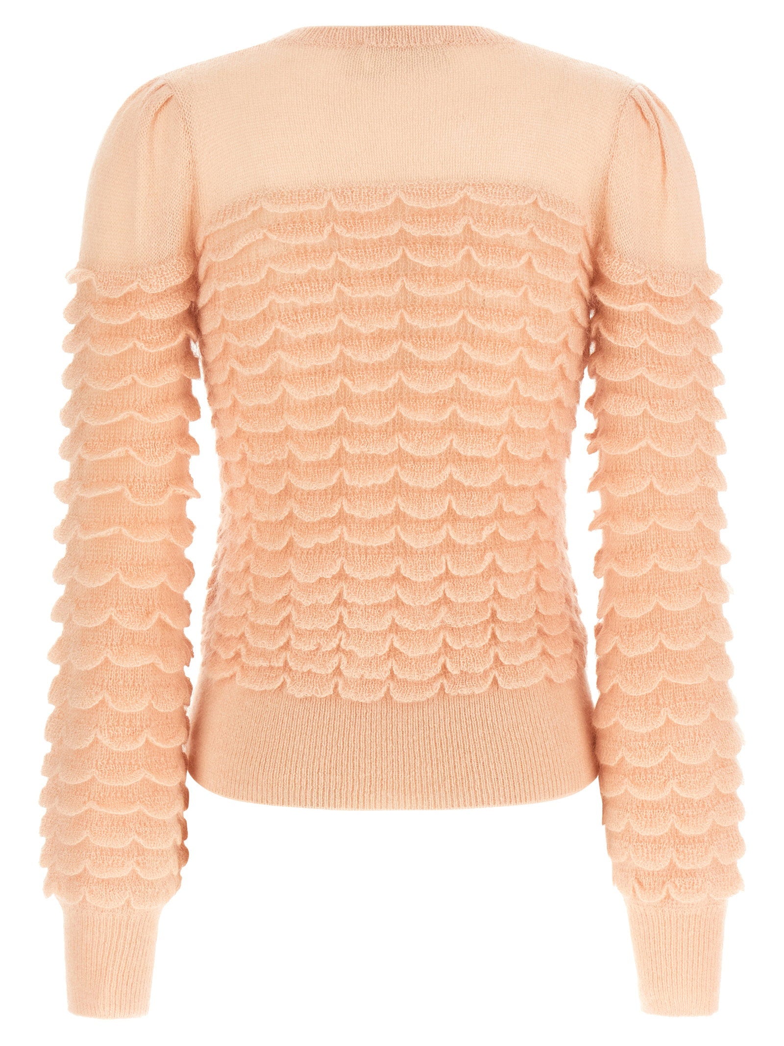 Zimmermann Hypnotic Scallop Sweater Pink