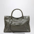 Balenciaga Le City Medium Army Green Leather Tote Bag Green