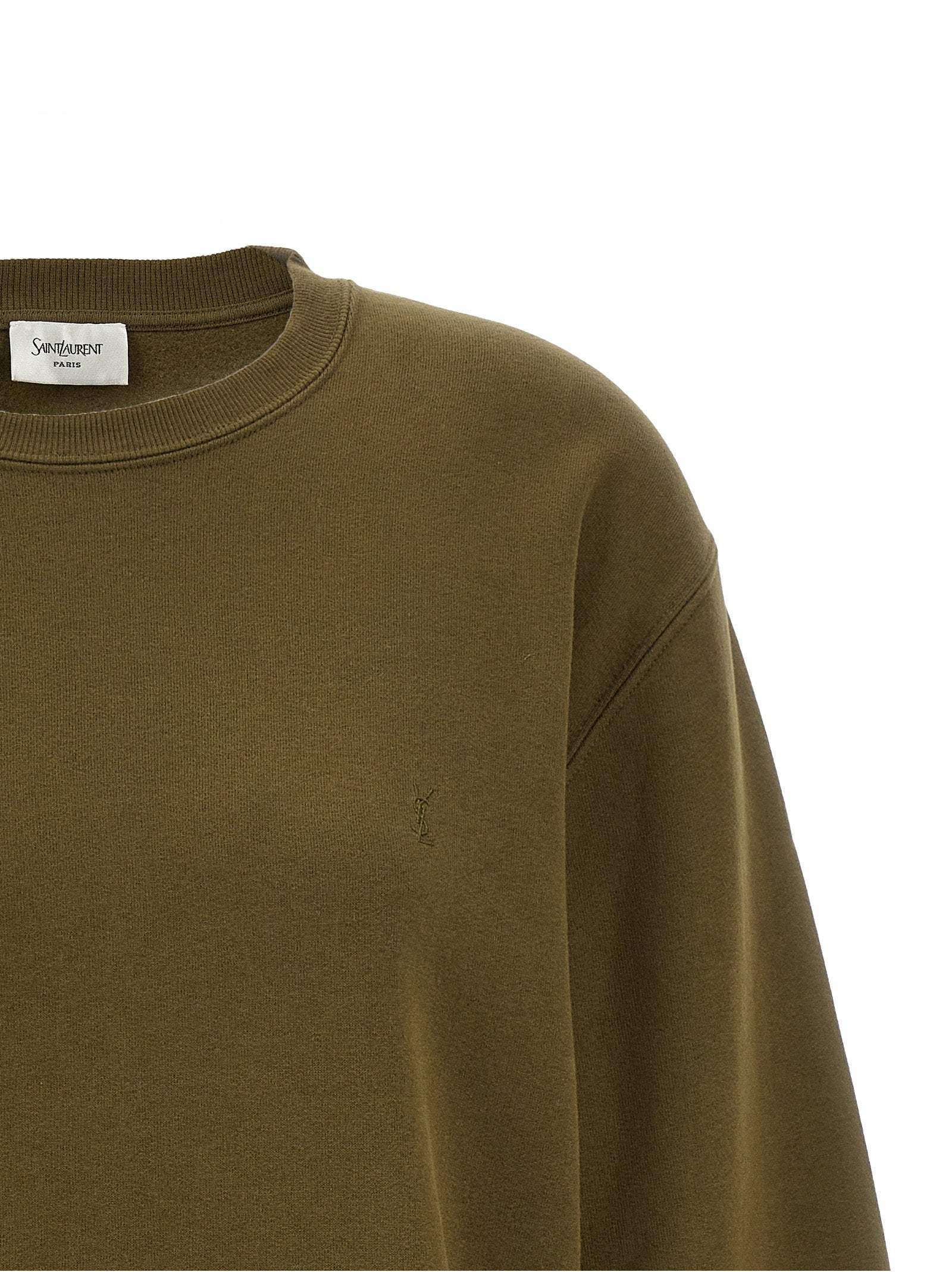 Saint Laurent Cassandre Sweatshirt Green