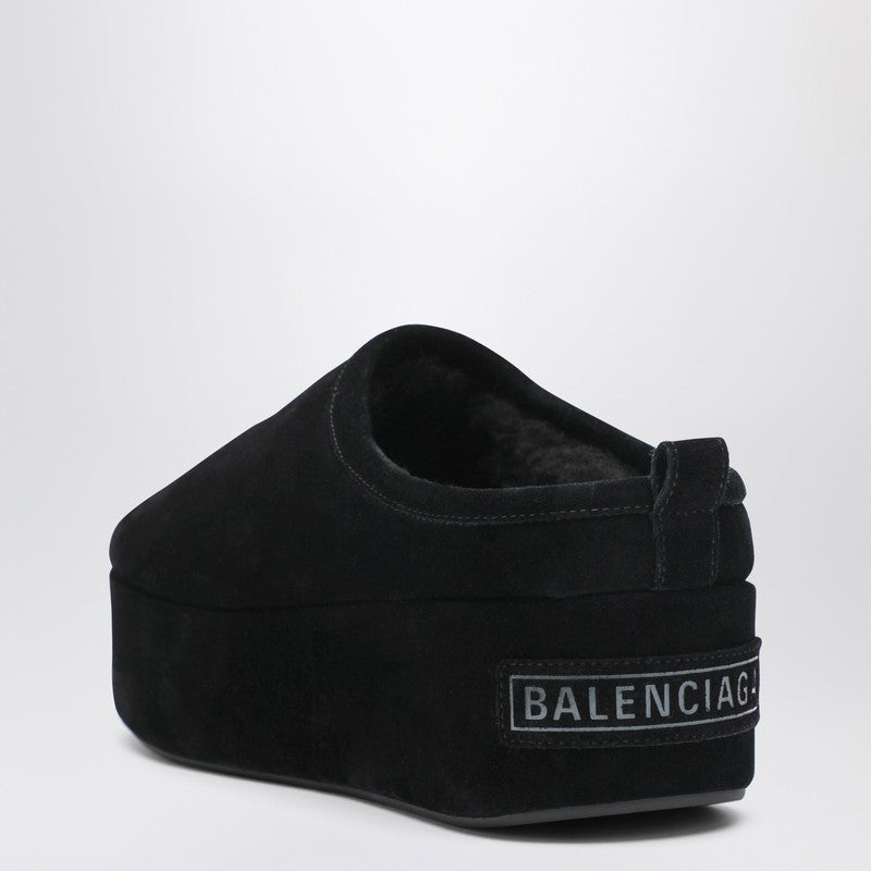 Balenciaga Alaska Soft platform clogs Black