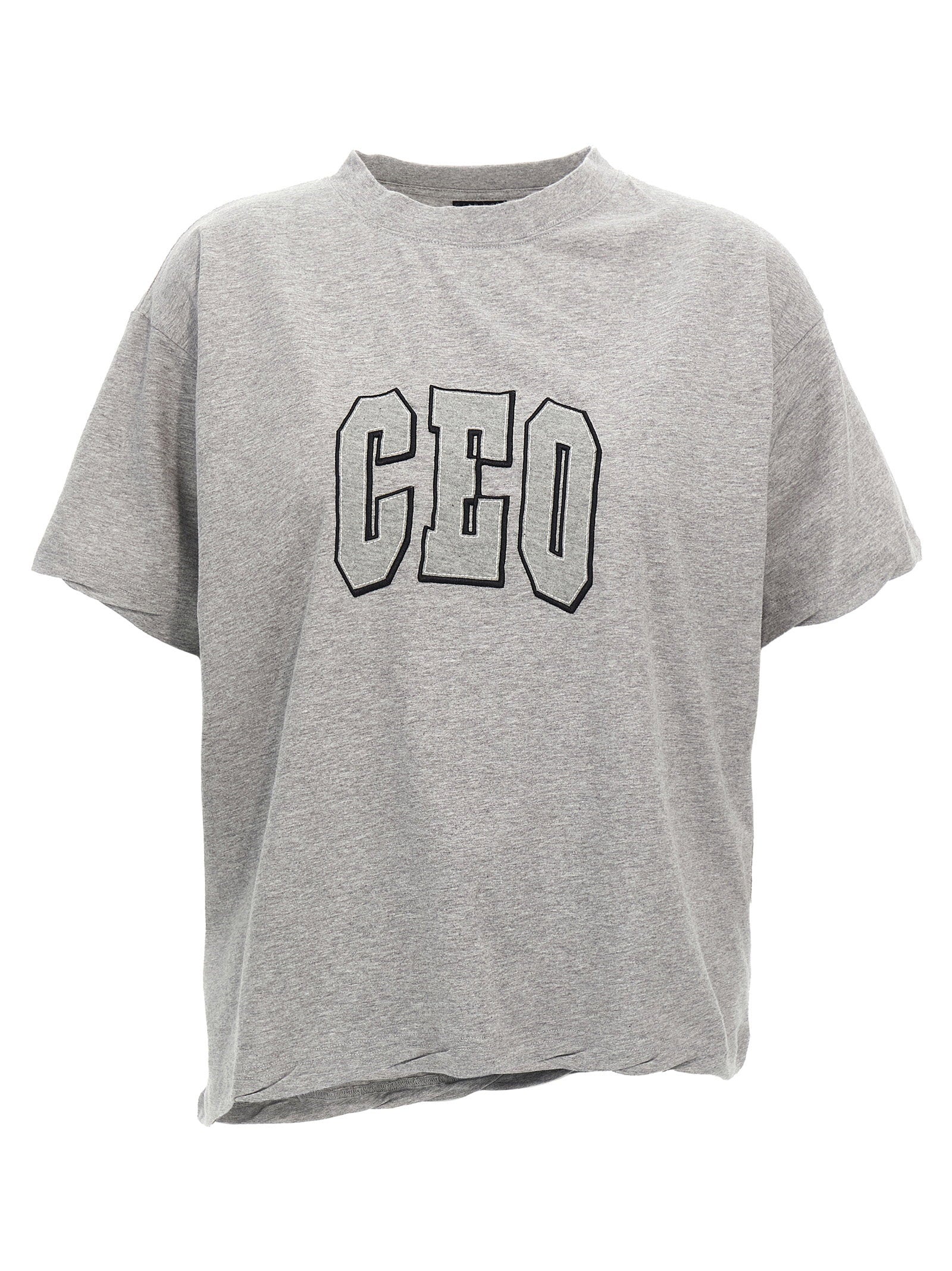 Balenciaga Ceo Team Logo T-shirt Gray