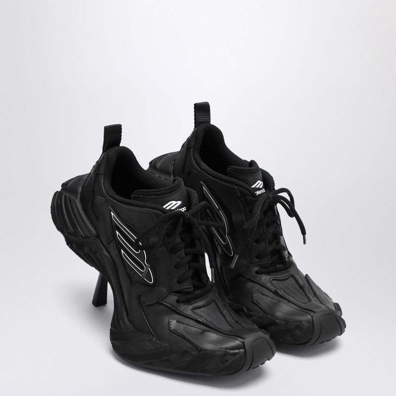 Balenciaga Monday Heel Leather Pumps Black