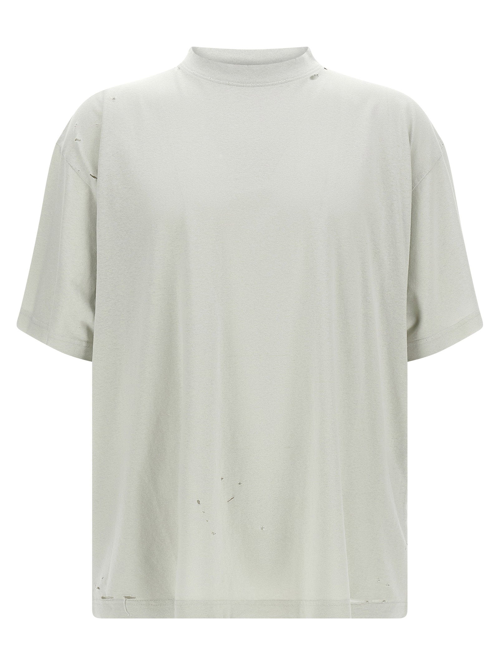 Balenciaga Blackletter Script T-shirt Beige