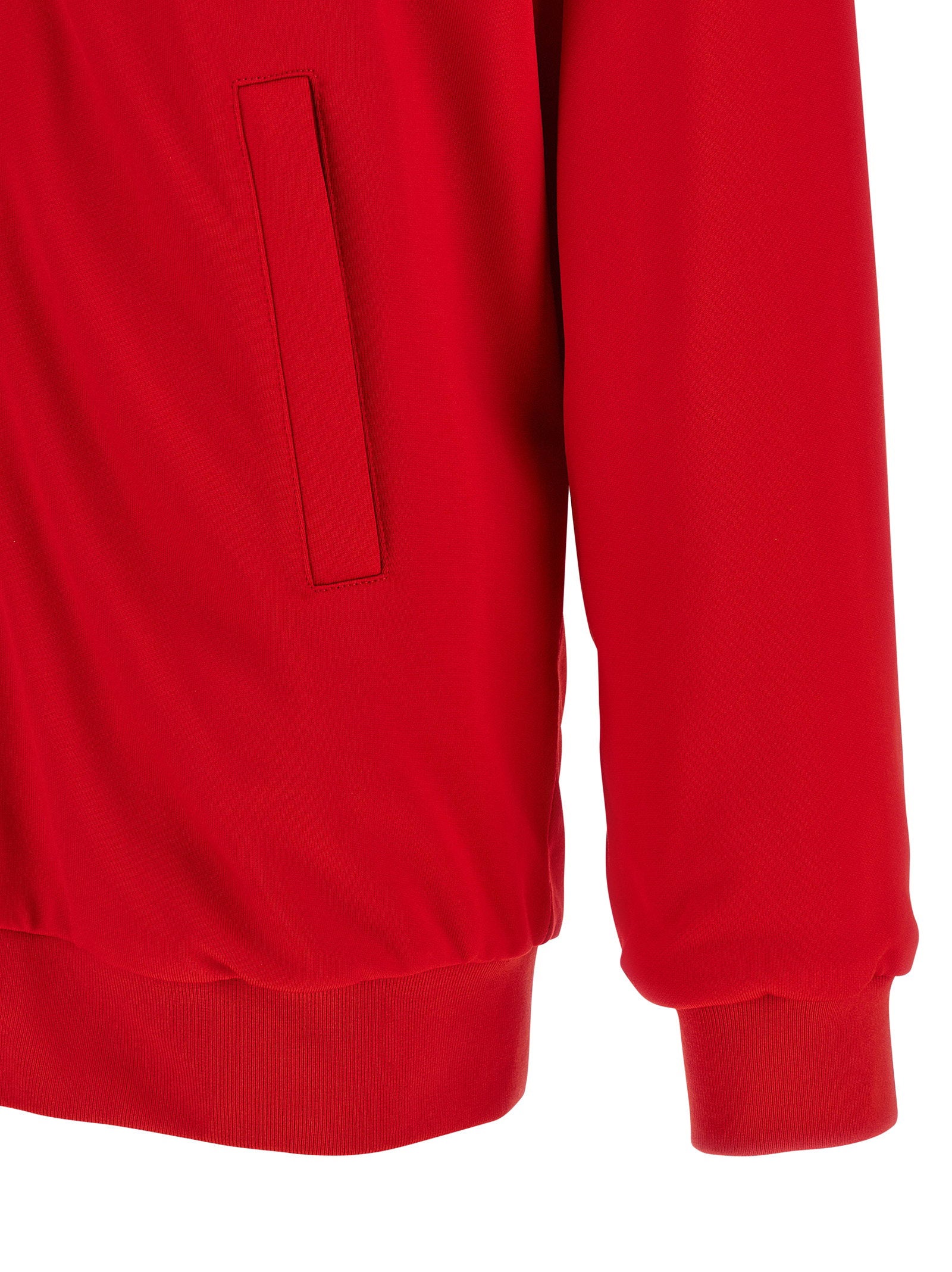 Balenciaga Back Tracksuit Dress Red
