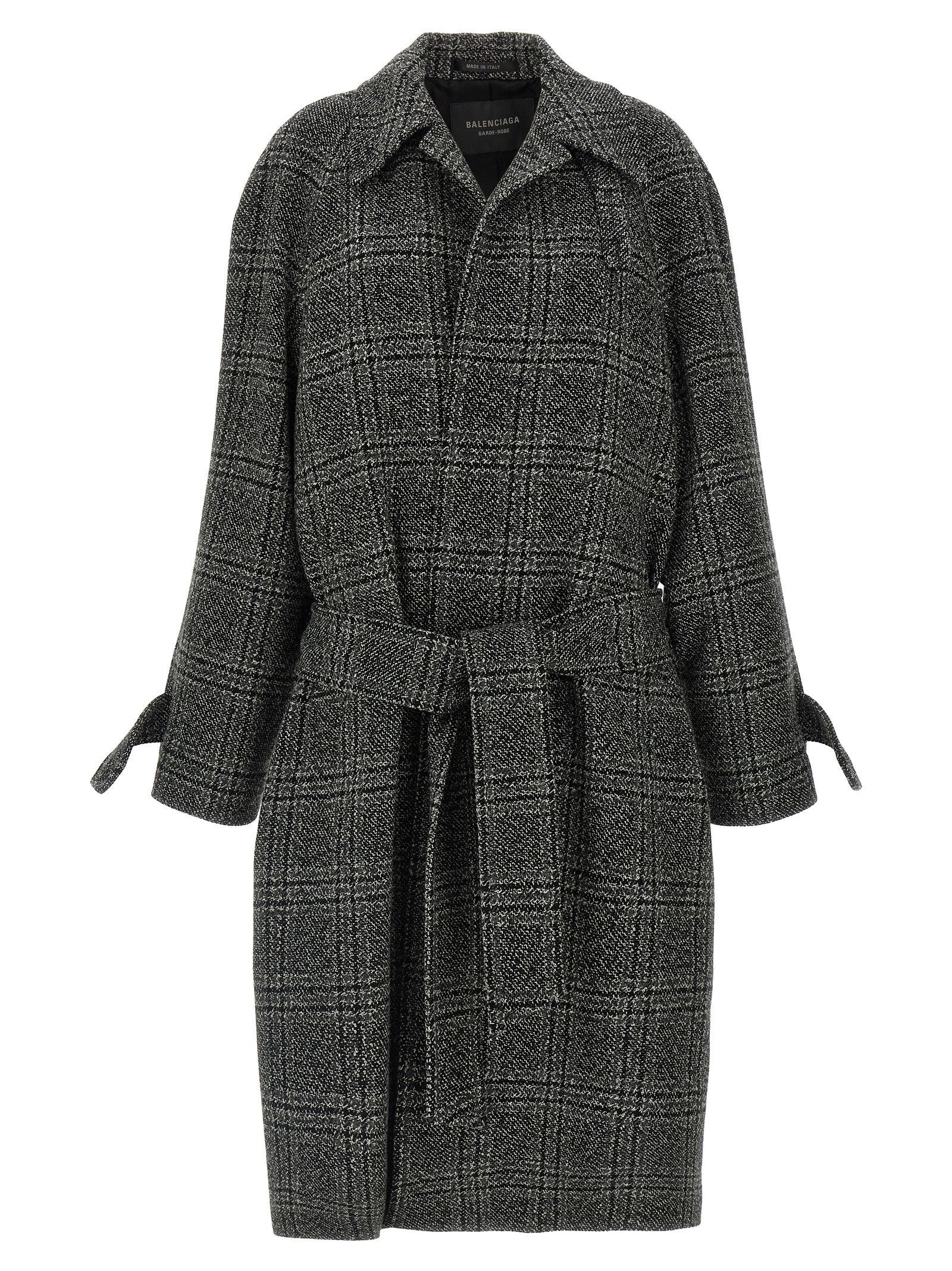 Balenciaga One Layer Coat Black
